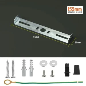Support de montage latéral pour sangle rose de plafond 155 mm ~1907
