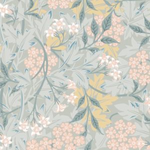 Papier peint fleurs vintage pastel