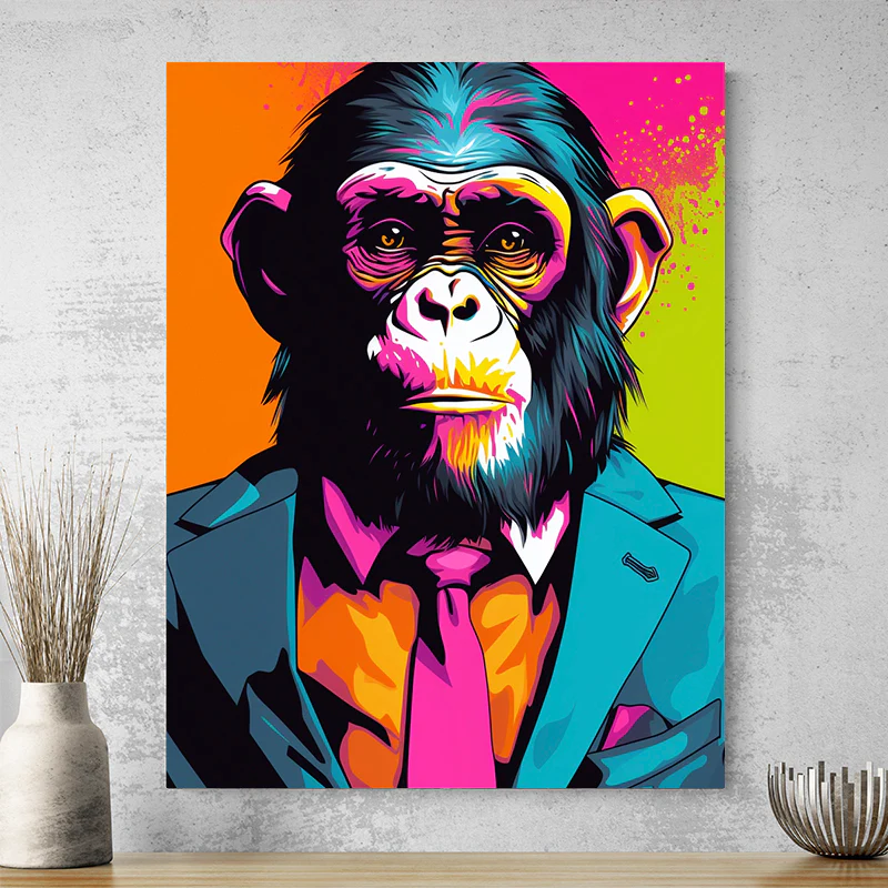 Tableau Singe Chic