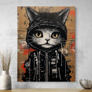 Tableau Chat Street Art