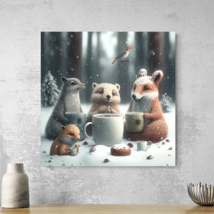 Tableau Animaux Hiver