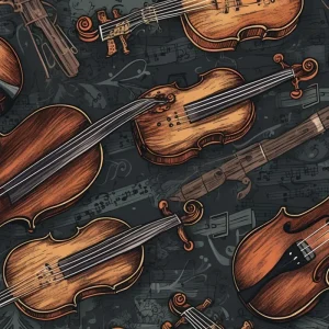 Papier peint violons
